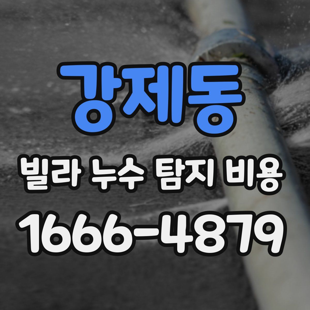 강제동 빌라 누수 탐지 비용