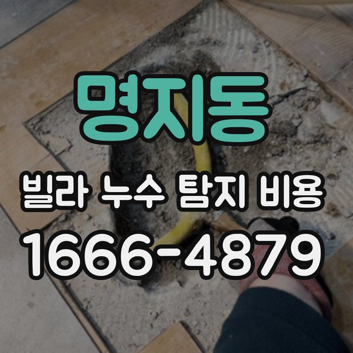 명지동 빌라 누수 탐지 비용