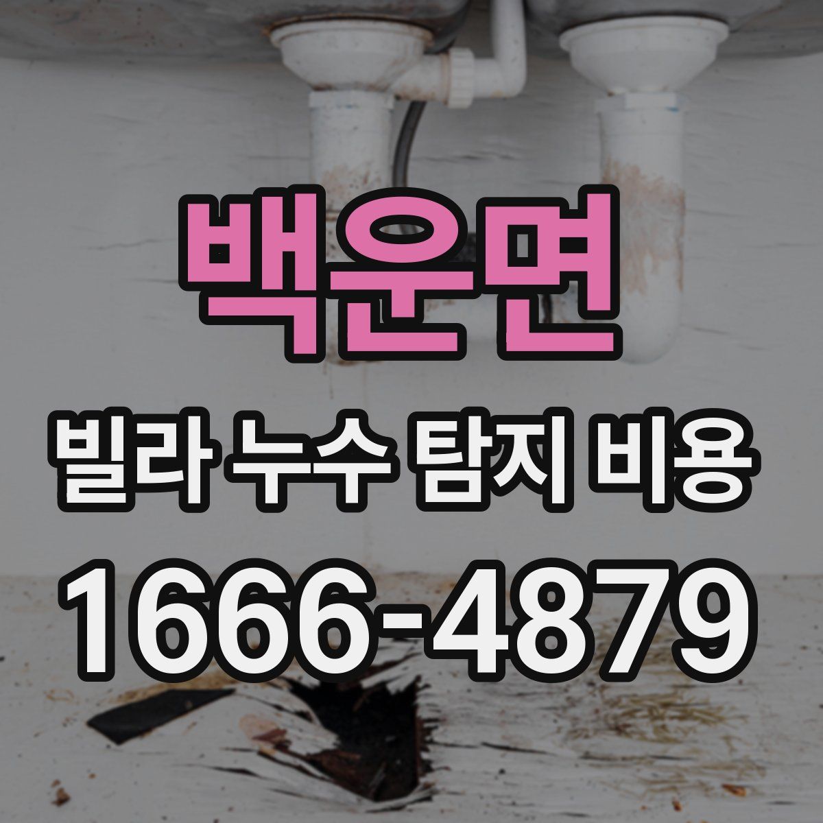 백운면 빌라 누수 탐지 비용