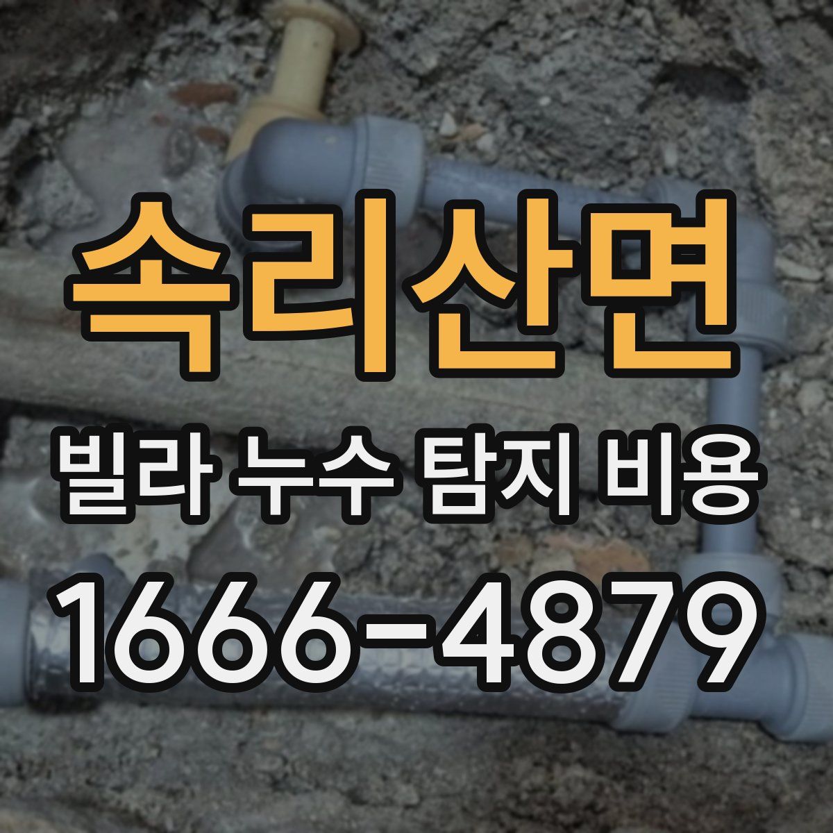 속리산면 빌라 누수 탐지 비용