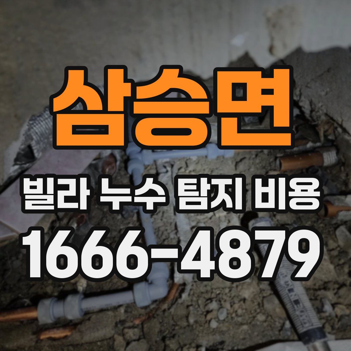 삼승면 빌라 누수 탐지 비용