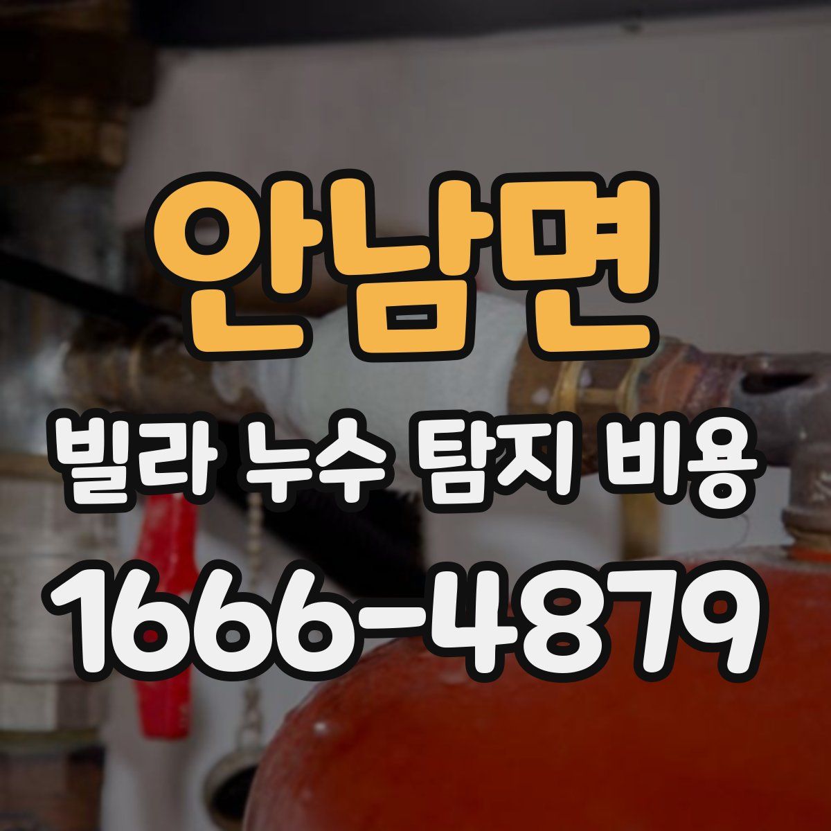 안남면 빌라 누수 탐지 비용