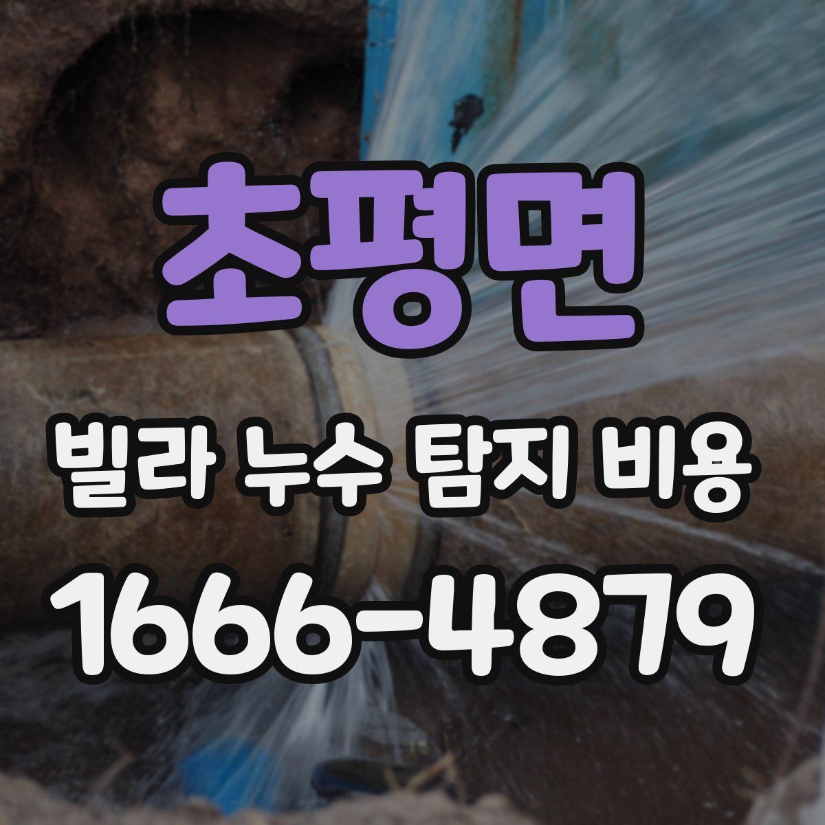 초평면 빌라 누수 탐지 비용