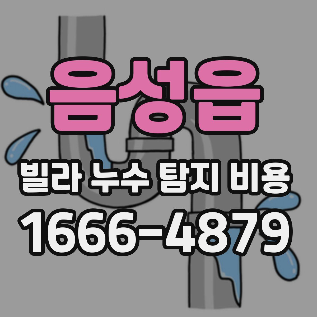 음성읍 빌라 누수 탐지 비용