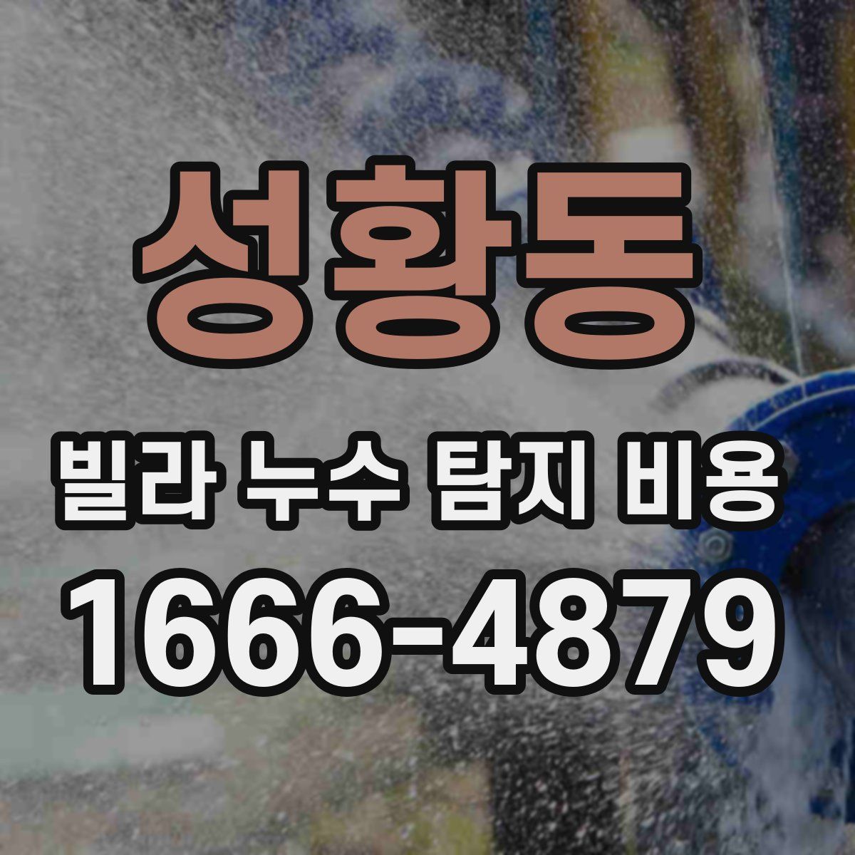 성황동 빌라 누수 탐지 비용