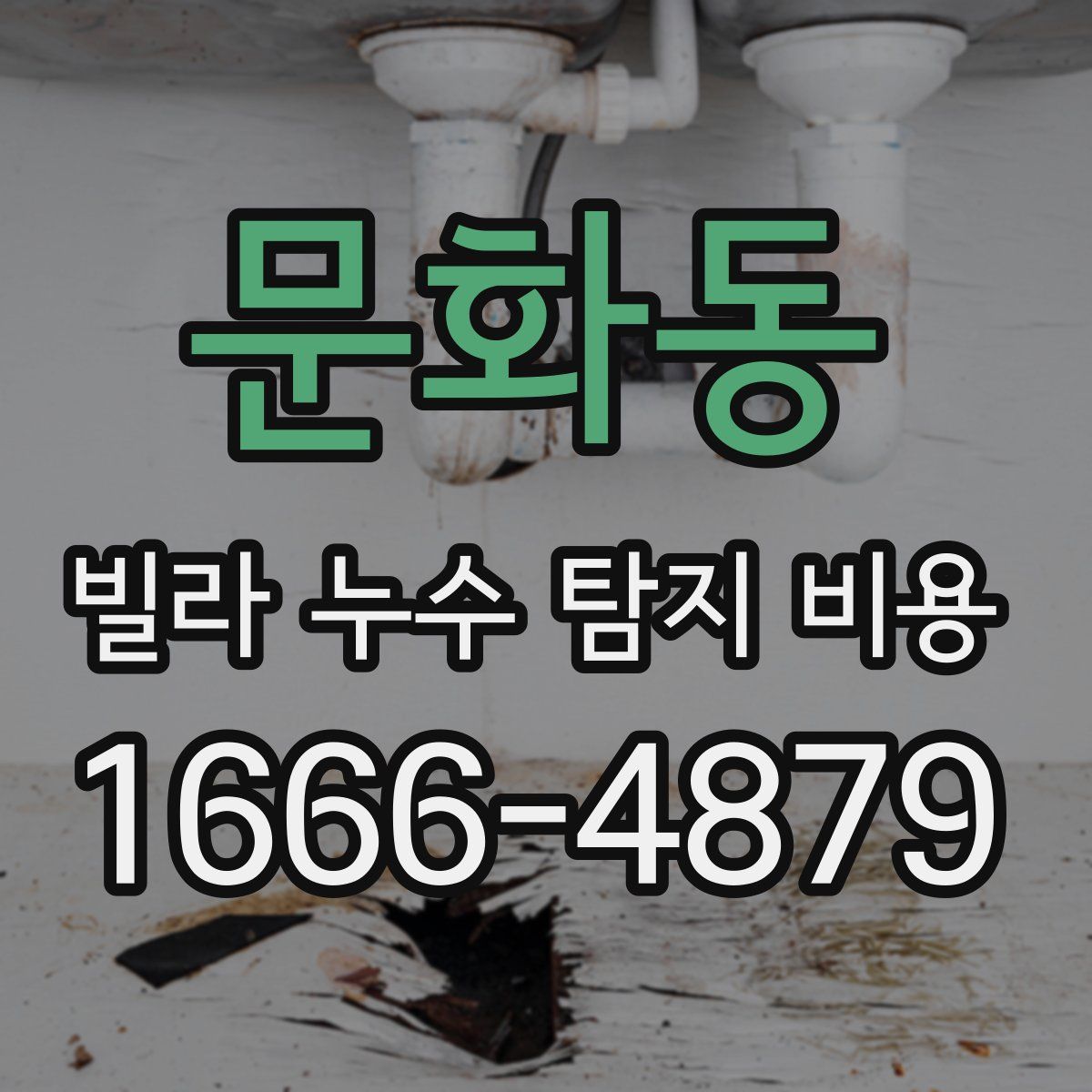문화동 빌라 누수 탐지 비용