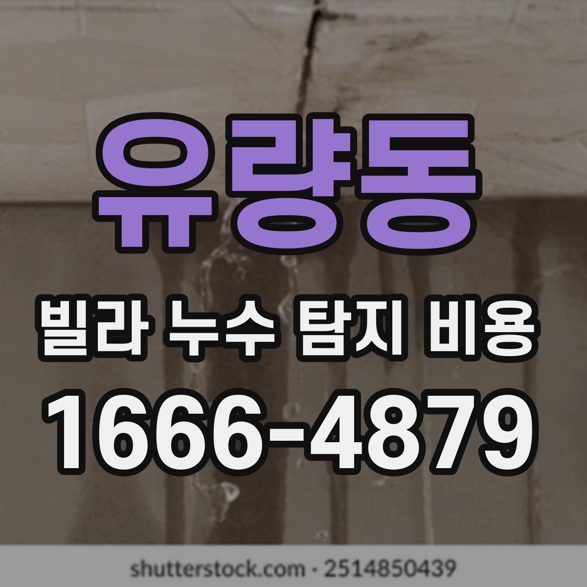 유량동 빌라 누수 탐지 비용