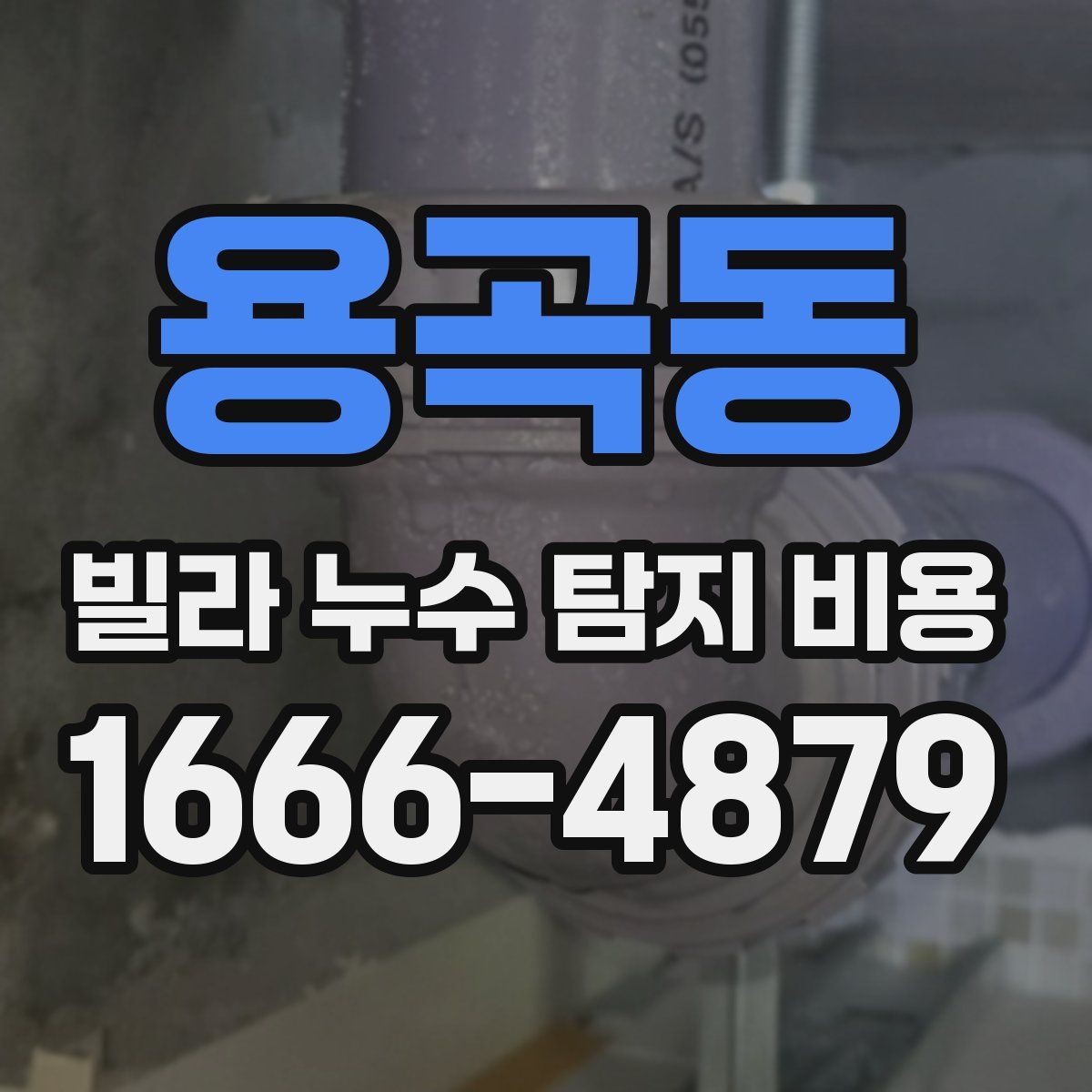 용곡동 빌라 누수 탐지 비용