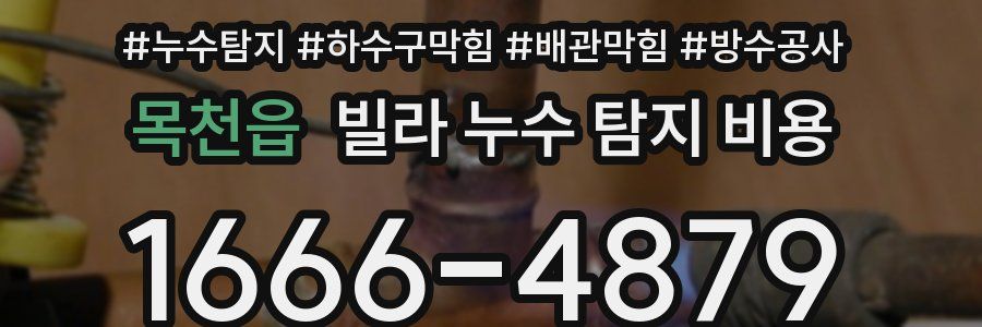 목천읍 빌라 누수 탐지 비용
