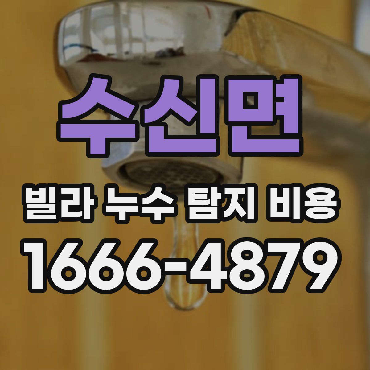 수신면 빌라 누수 탐지 비용