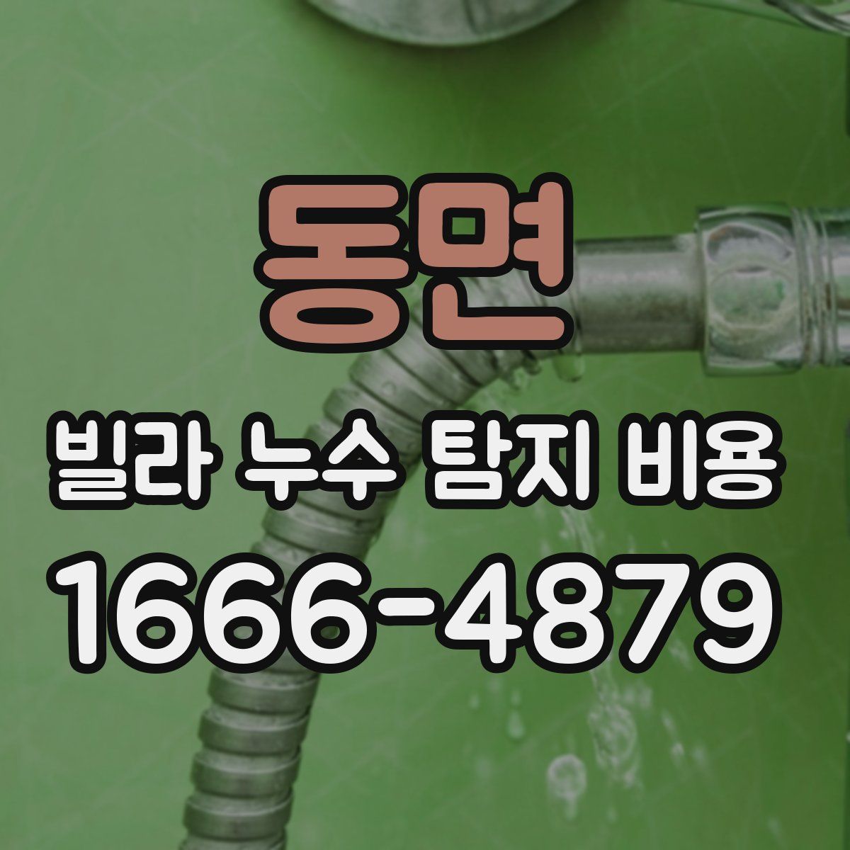 동면 빌라 누수 탐지 비용