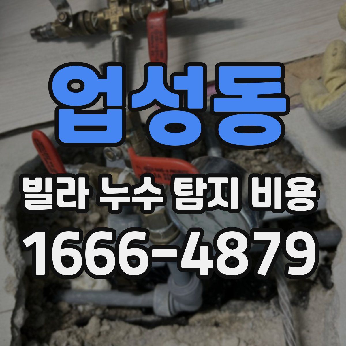 업성동 빌라 누수 탐지 비용