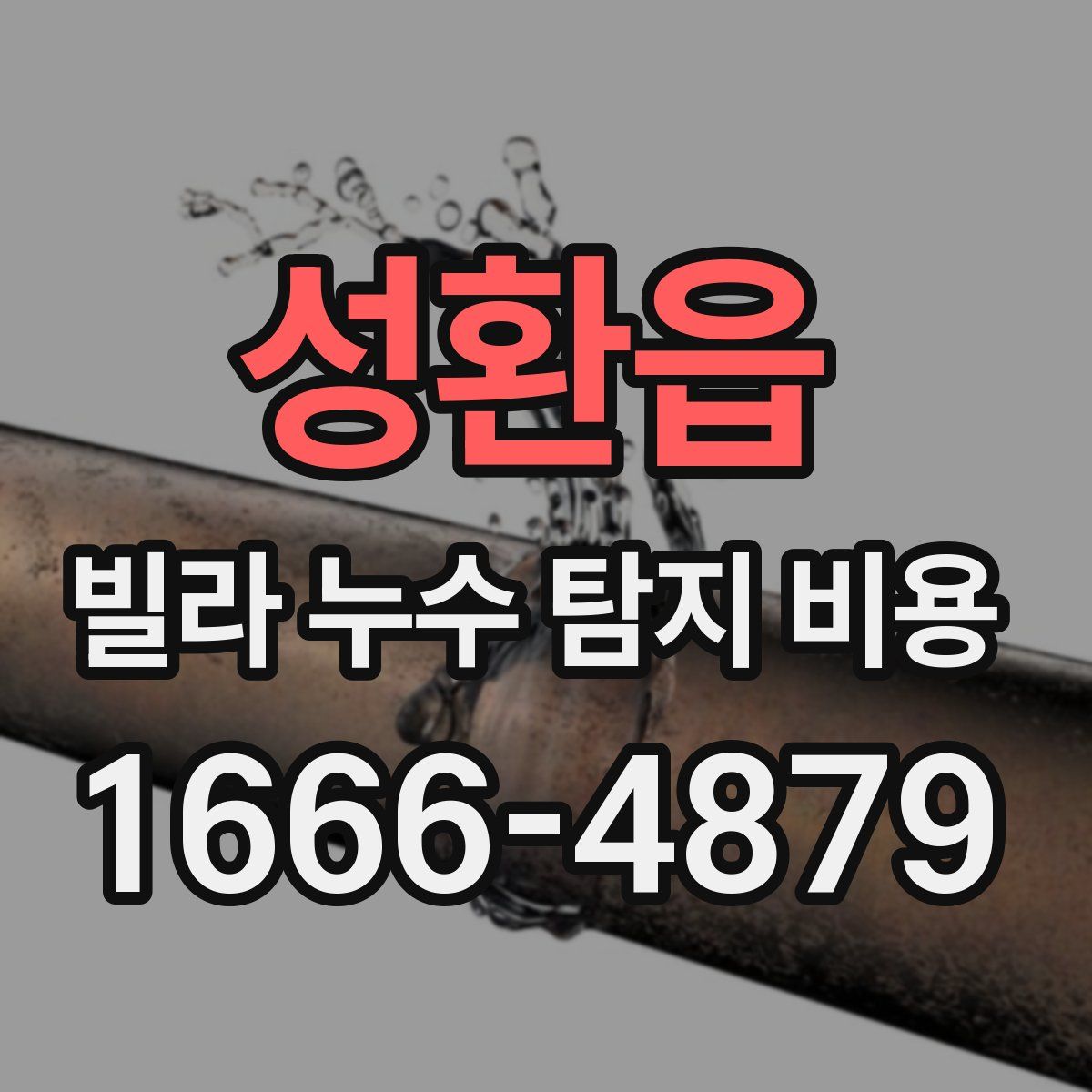 성환읍 빌라 누수 탐지 비용