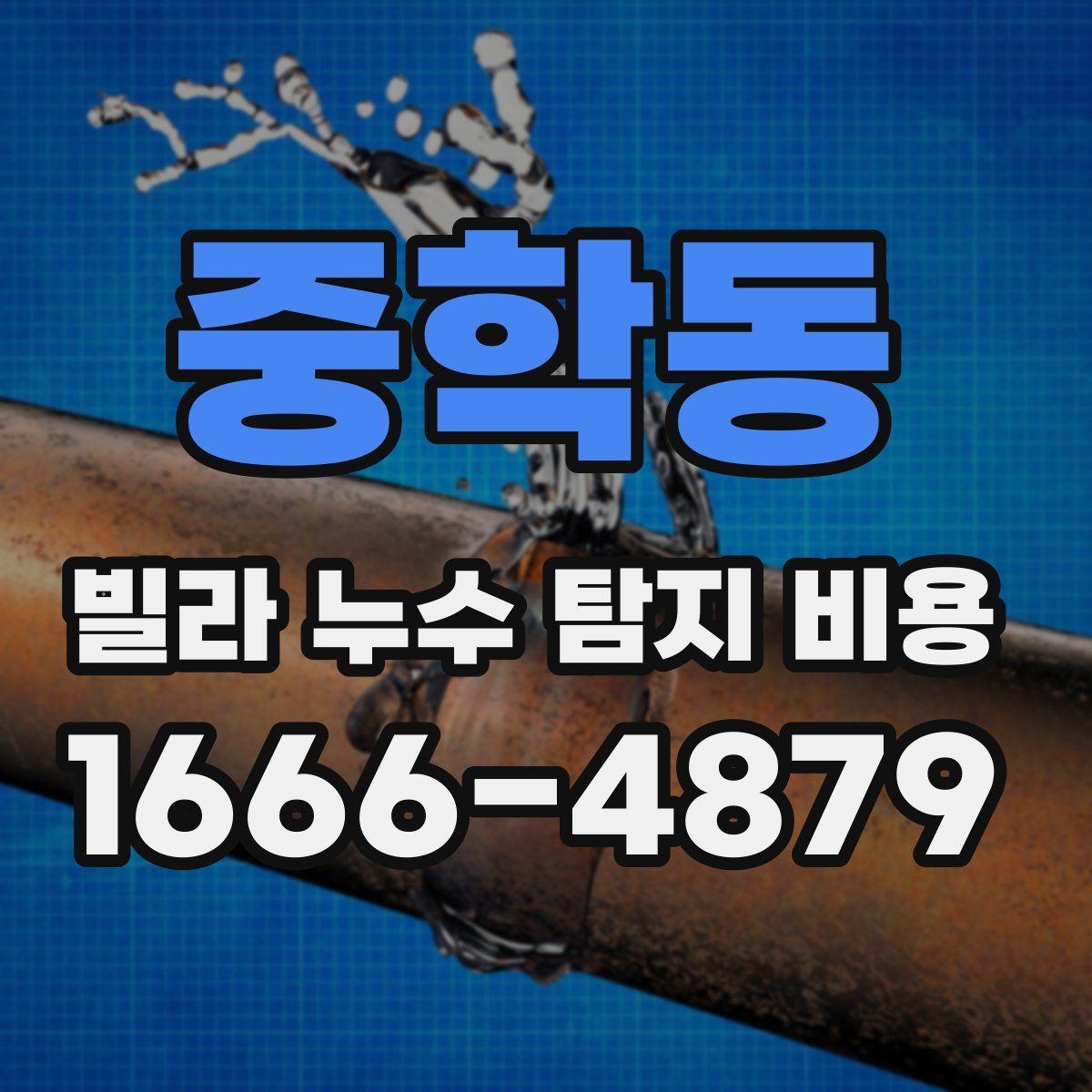 중학동 빌라 누수 탐지 비용