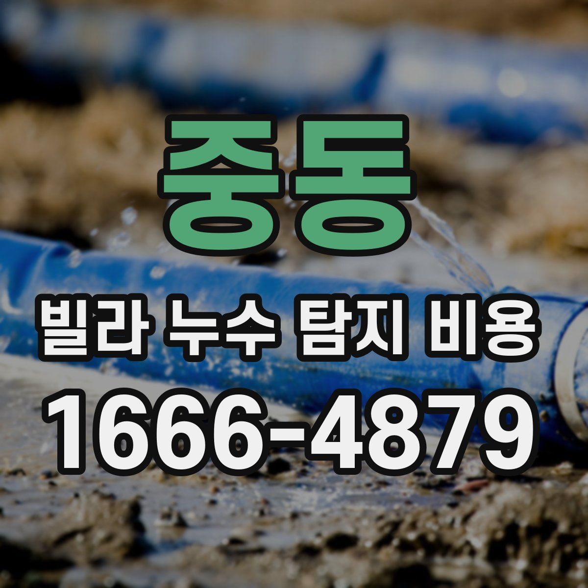 중동 빌라 누수 탐지 비용