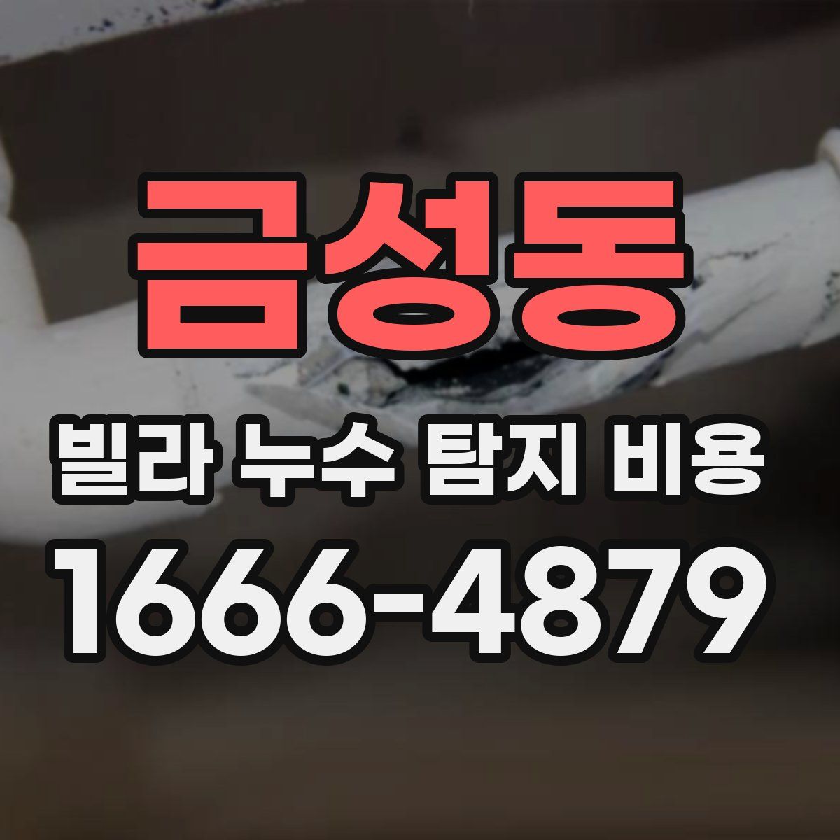 금성동 빌라 누수 탐지 비용