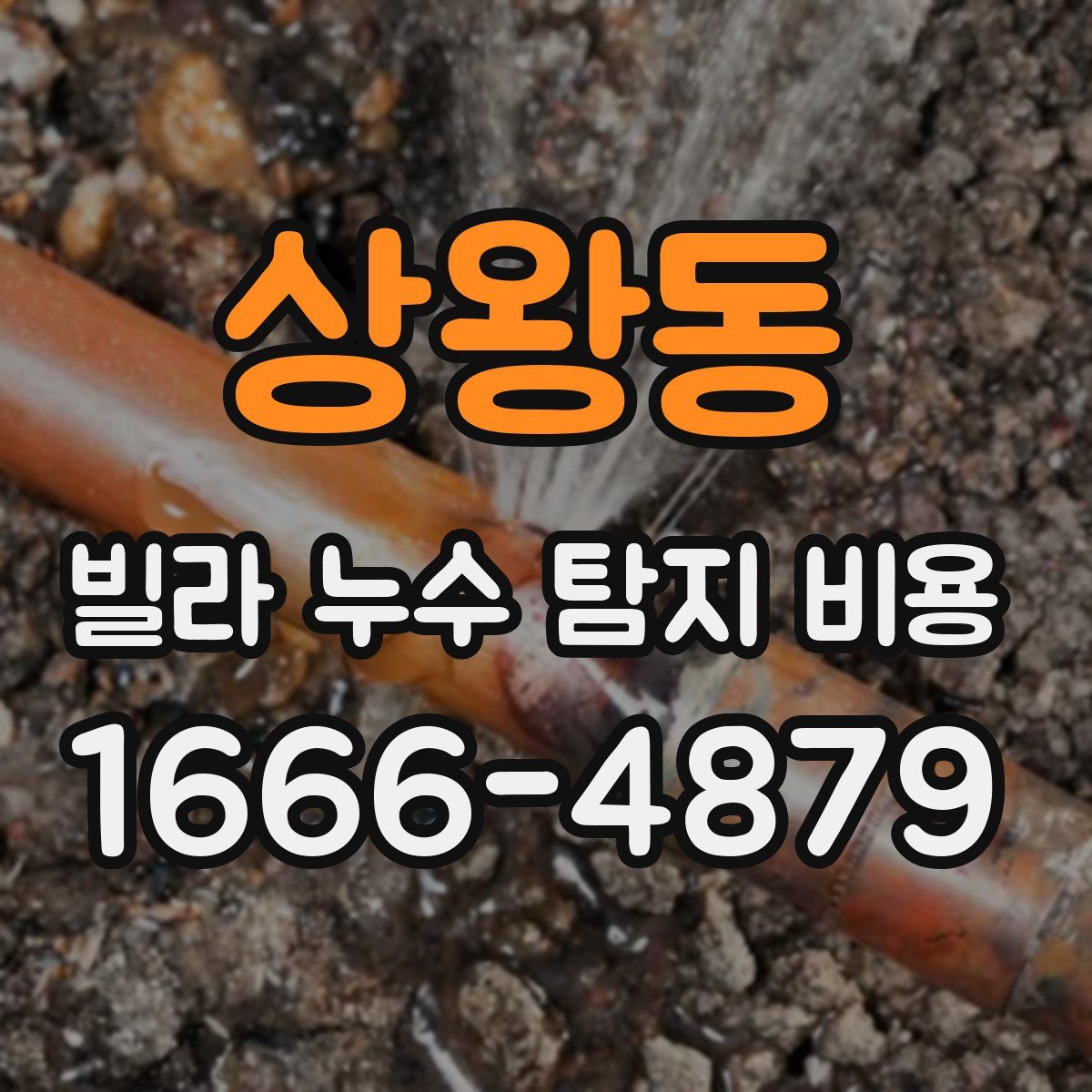 상왕동 빌라 누수 탐지 비용