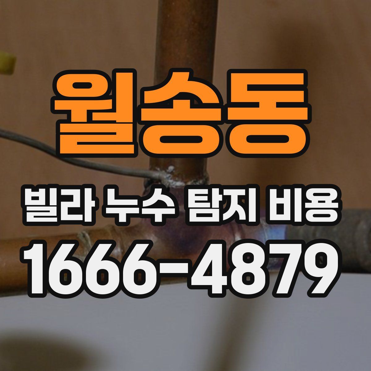 월송동 빌라 누수 탐지 비용