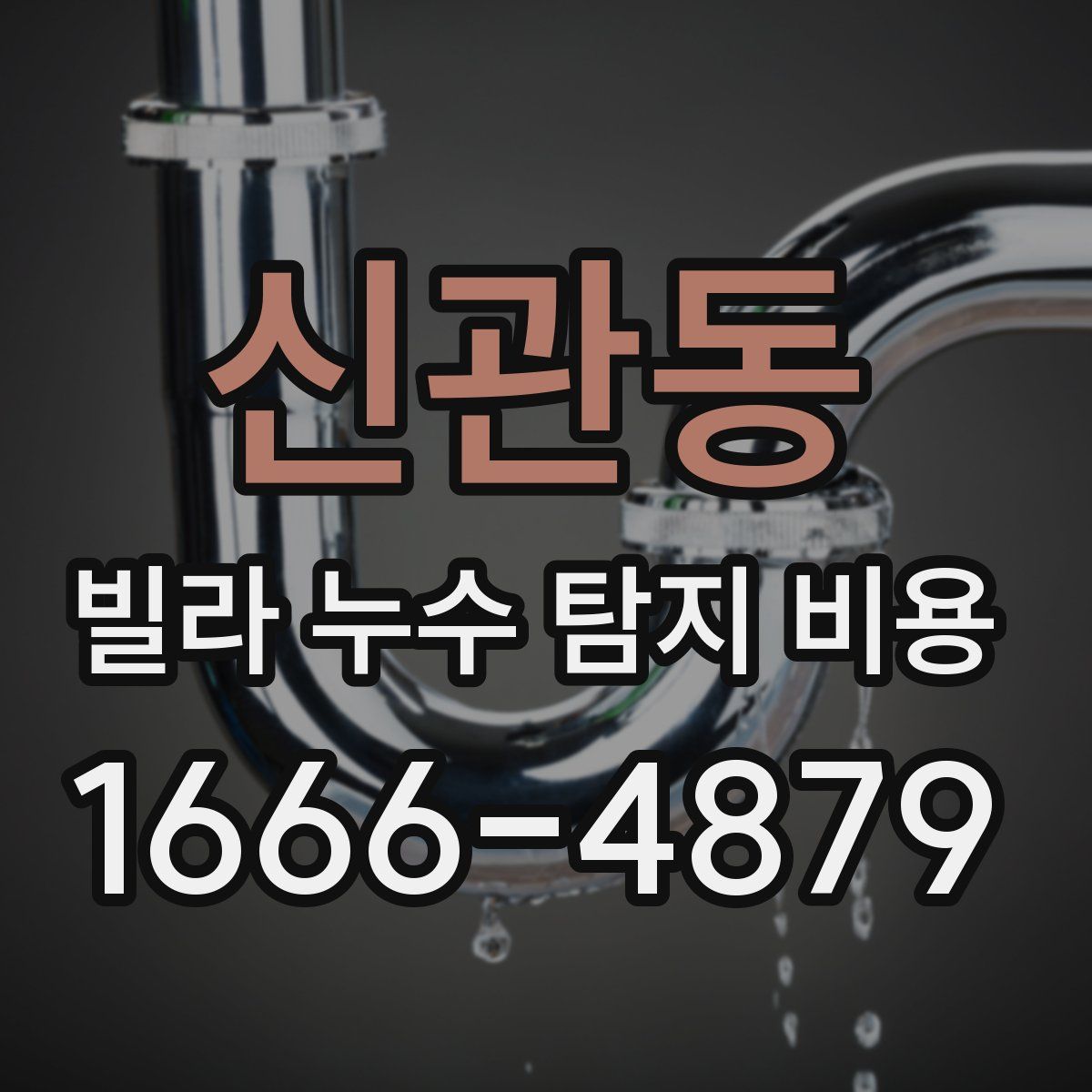 신관동 빌라 누수 탐지 비용