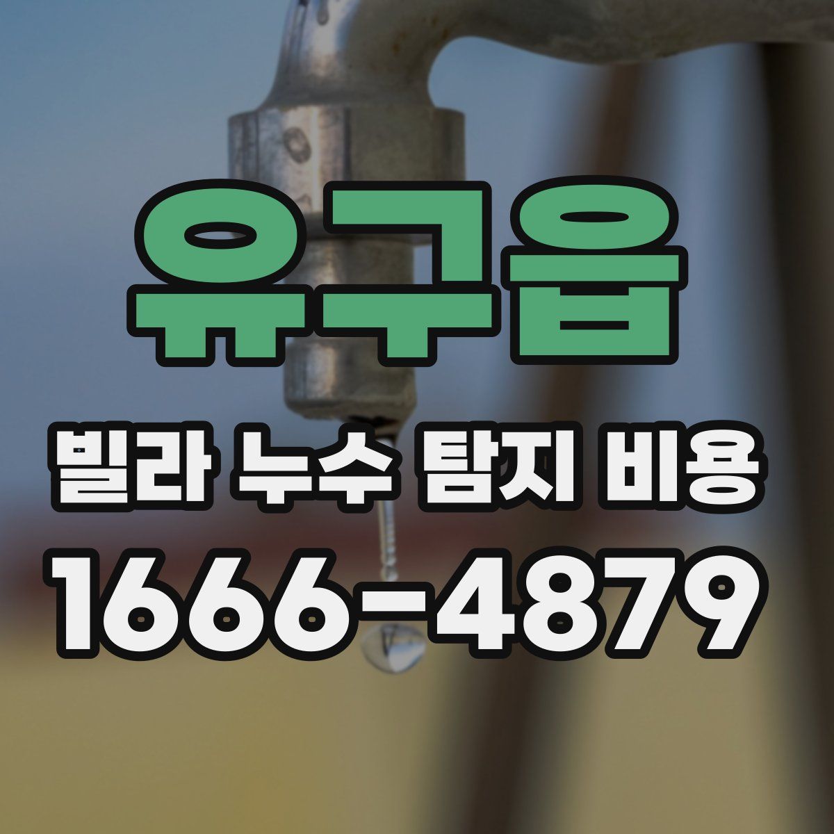 유구읍 빌라 누수 탐지 비용