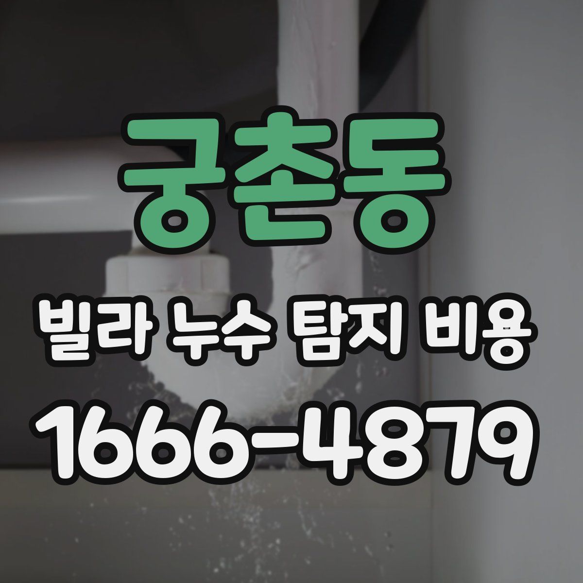 궁촌동 빌라 누수 탐지 비용