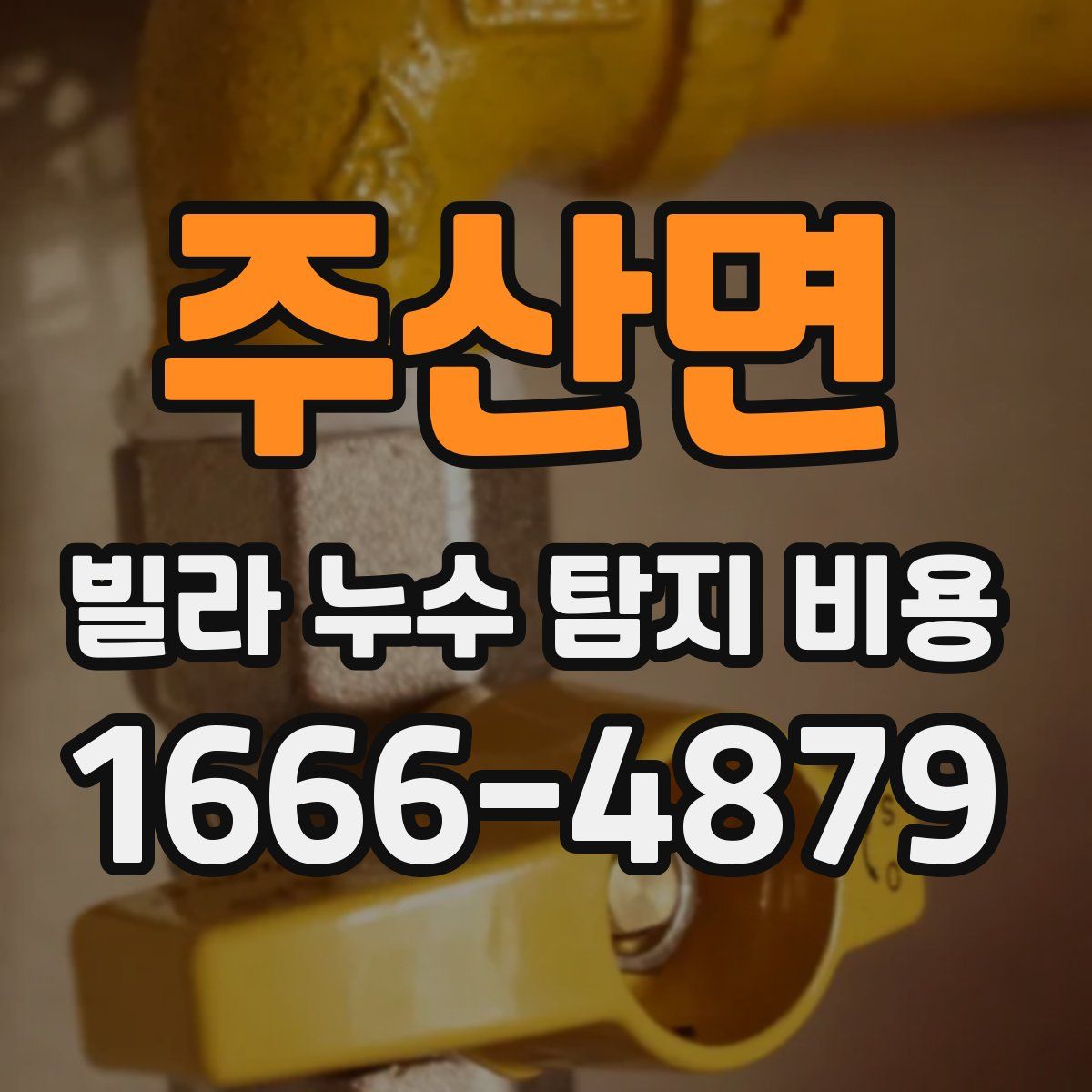 주산면 빌라 누수 탐지 비용