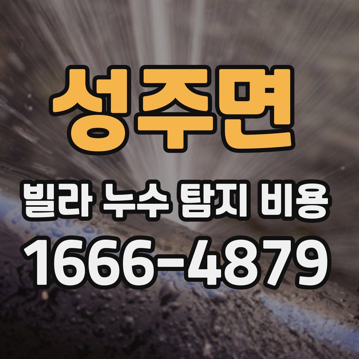 성주면 빌라 누수 탐지 비용