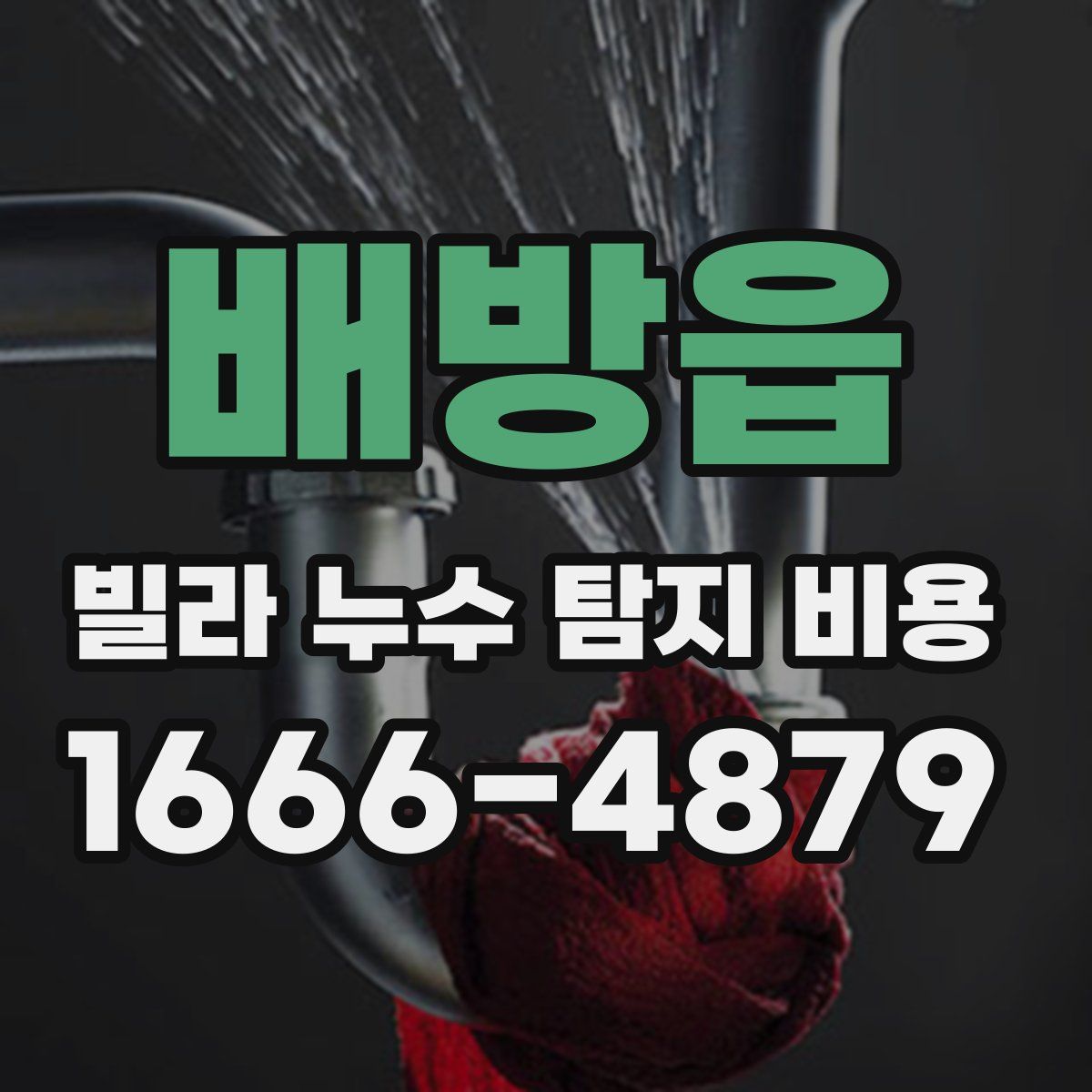 배방읍 빌라 누수 탐지 비용