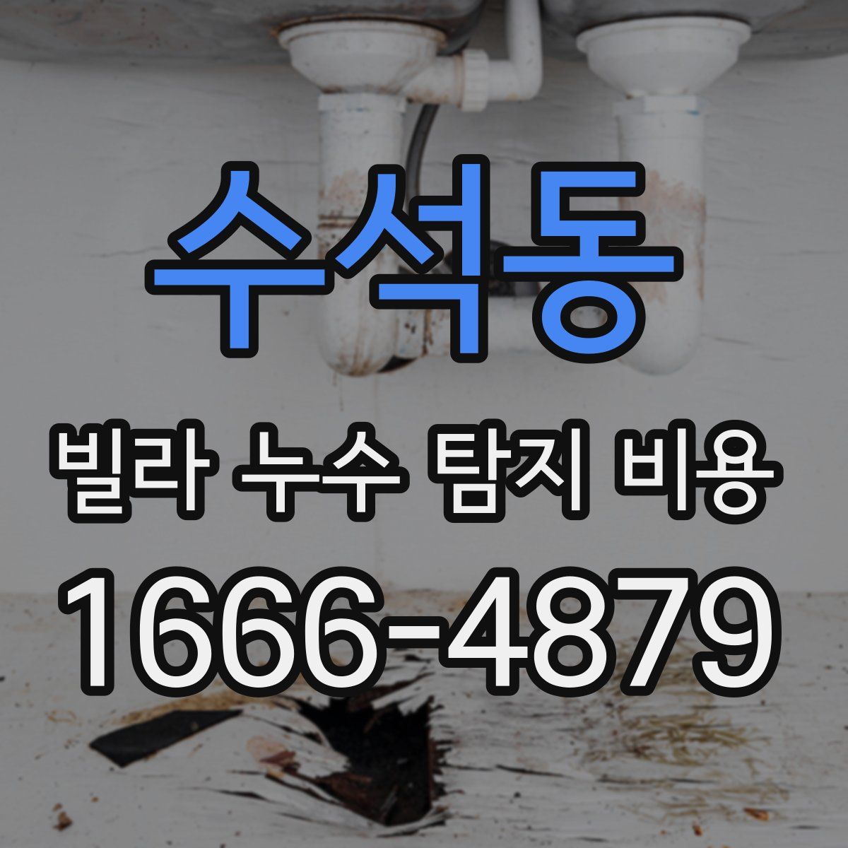 수석동 빌라 누수 탐지 비용