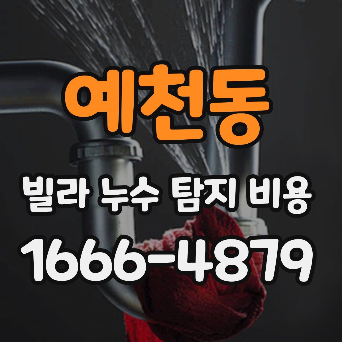 예천동 빌라 누수 탐지 비용