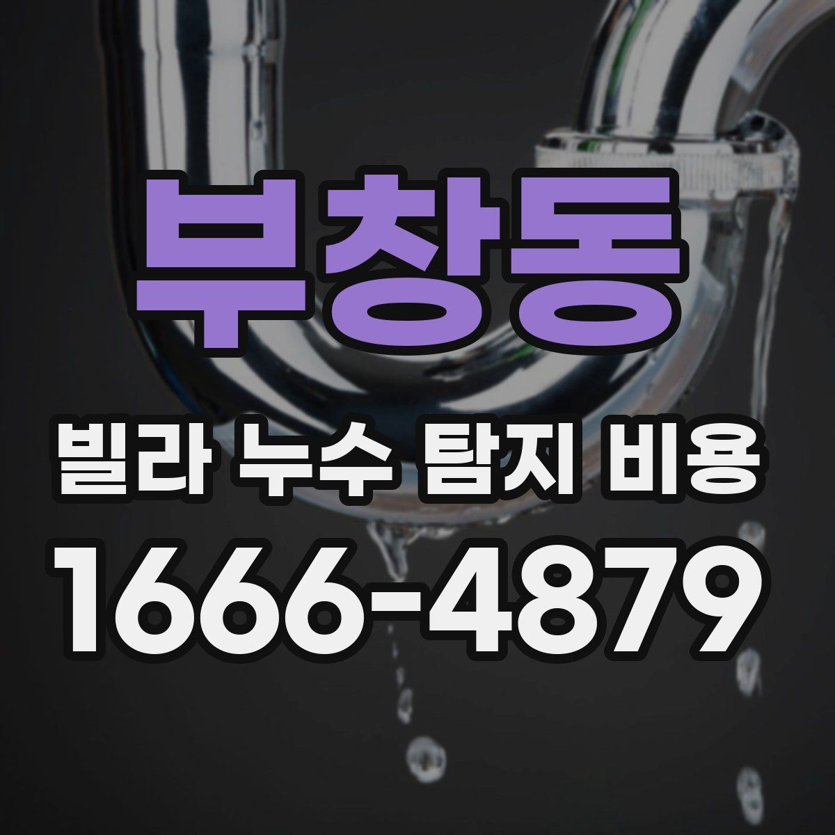 부창동 빌라 누수 탐지 비용