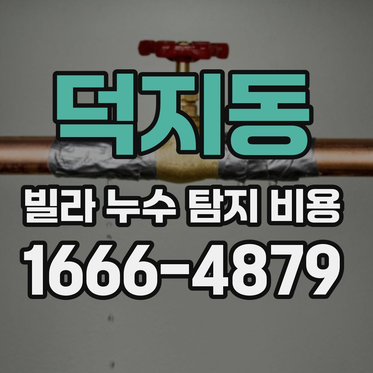 덕지동 빌라 누수 탐지 비용