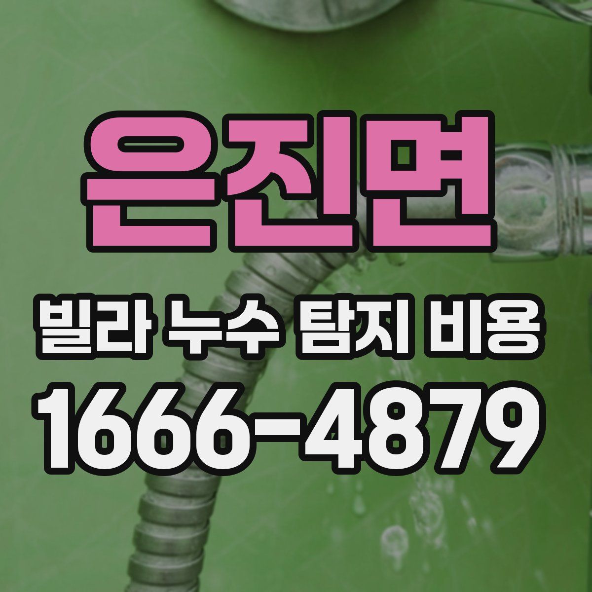 은진면 빌라 누수 탐지 비용