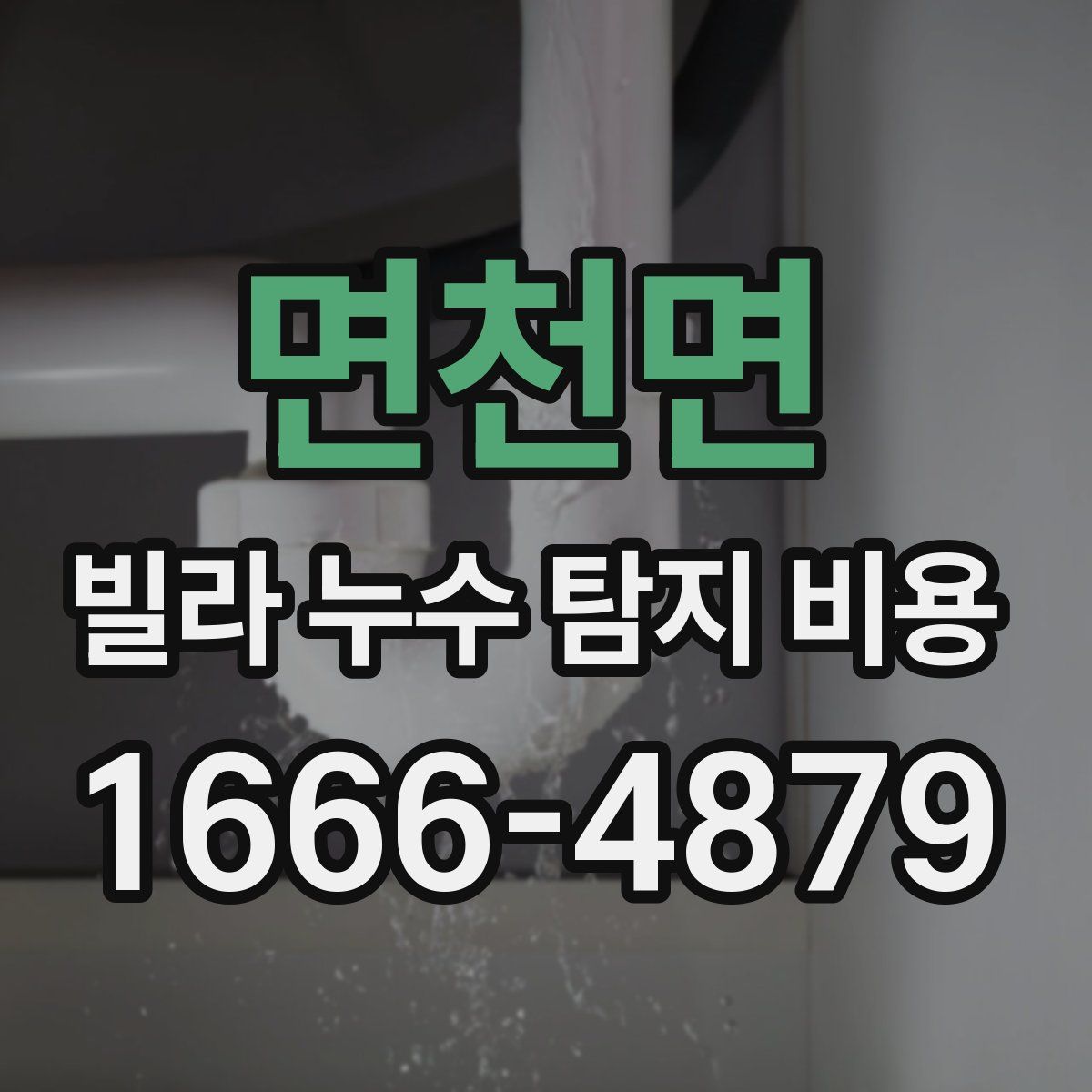 면천면 빌라 누수 탐지 비용