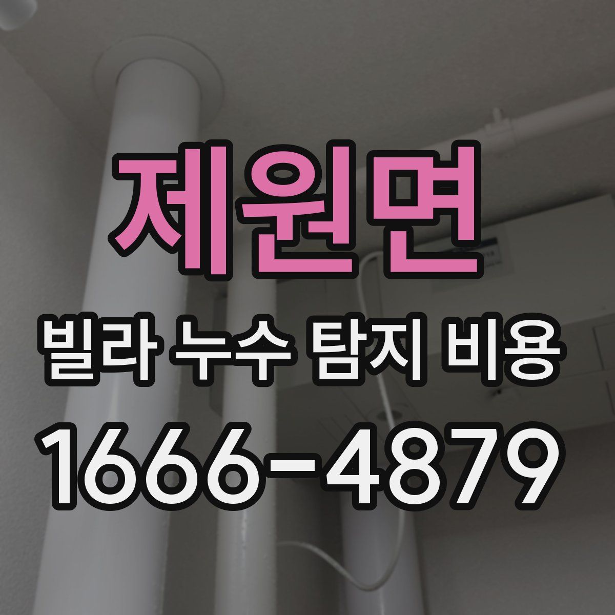 제원면 빌라 누수 탐지 비용