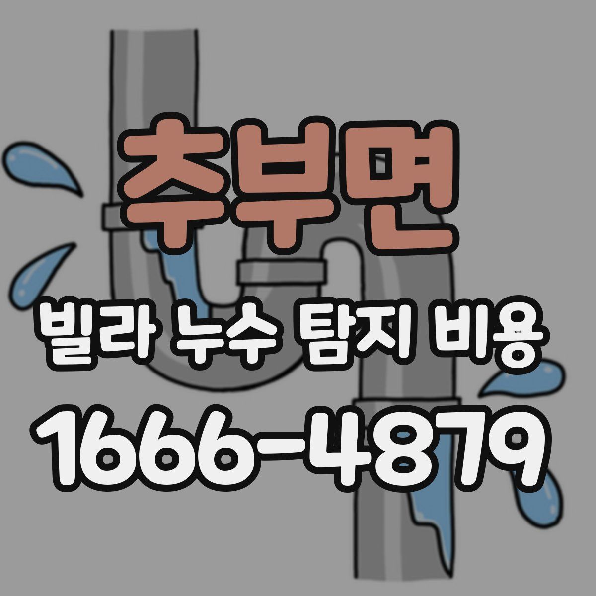 추부면 빌라 누수 탐지 비용