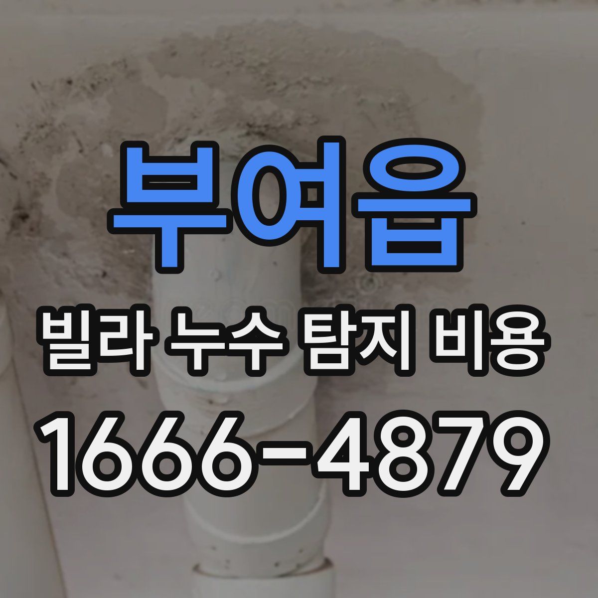 부여읍 빌라 누수 탐지 비용