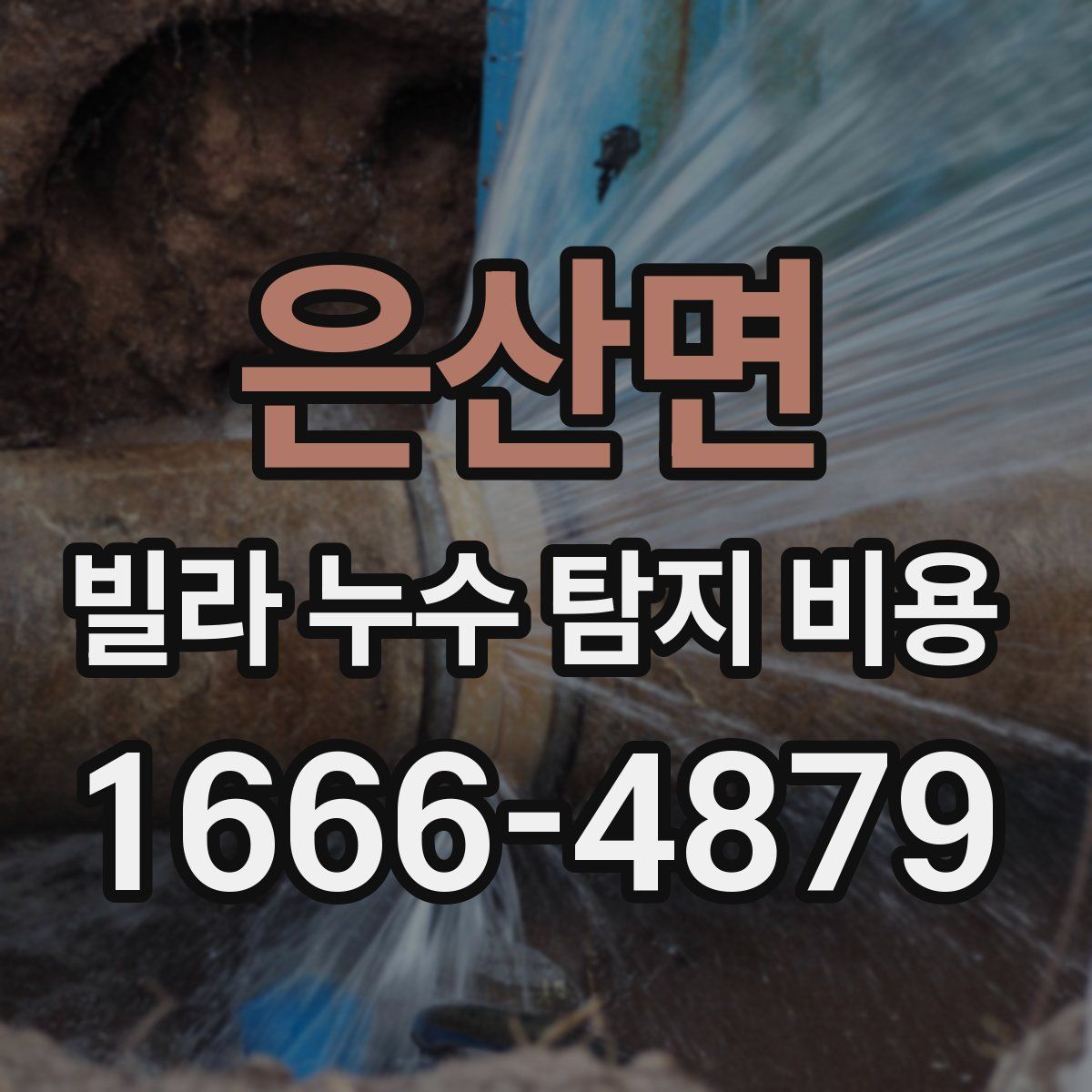 은산면 빌라 누수 탐지 비용