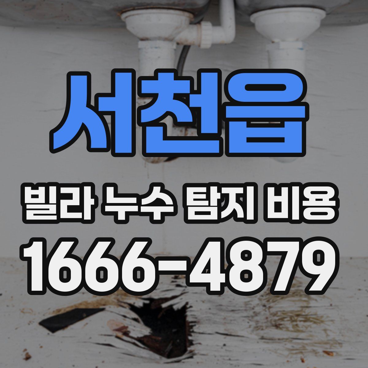 서천읍 빌라 누수 탐지 비용
