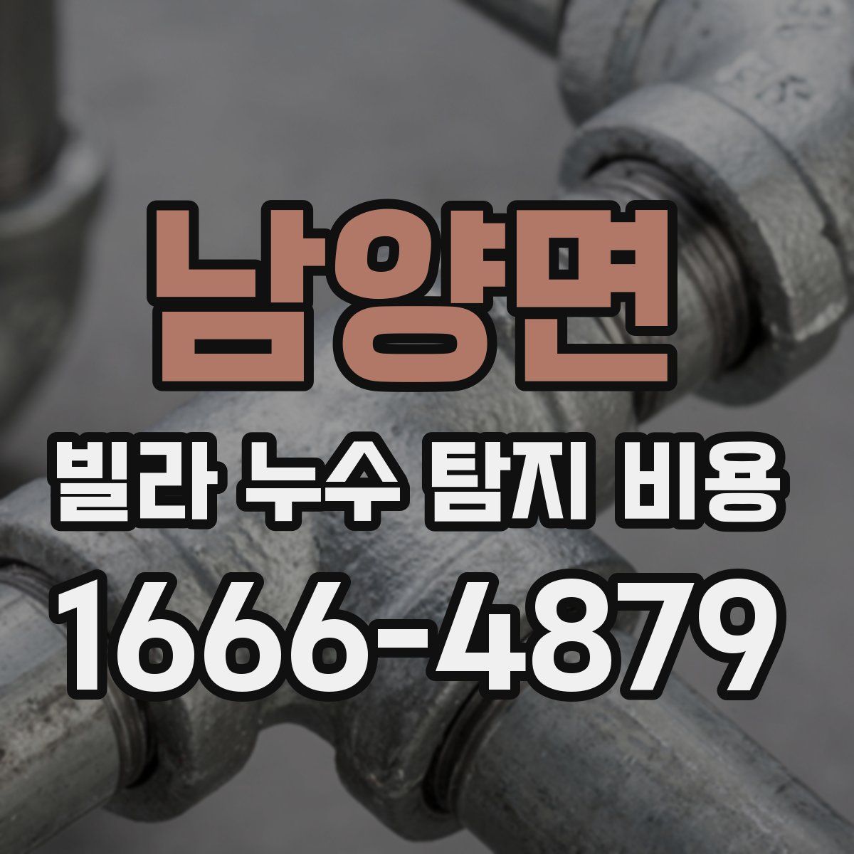 남양면 빌라 누수 탐지 비용