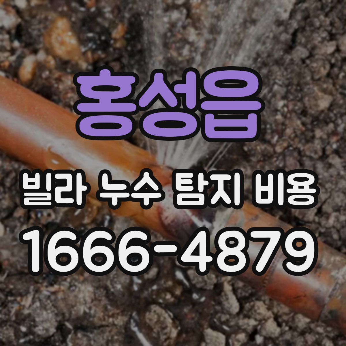 홍성읍 빌라 누수 탐지 비용
