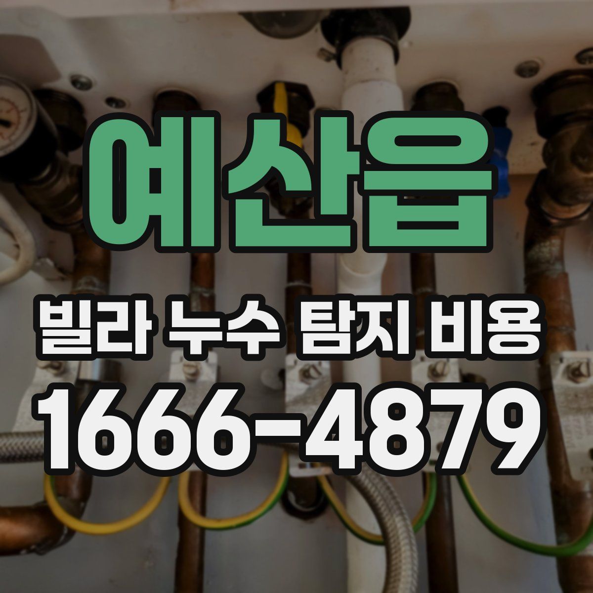 예산읍 빌라 누수 탐지 비용