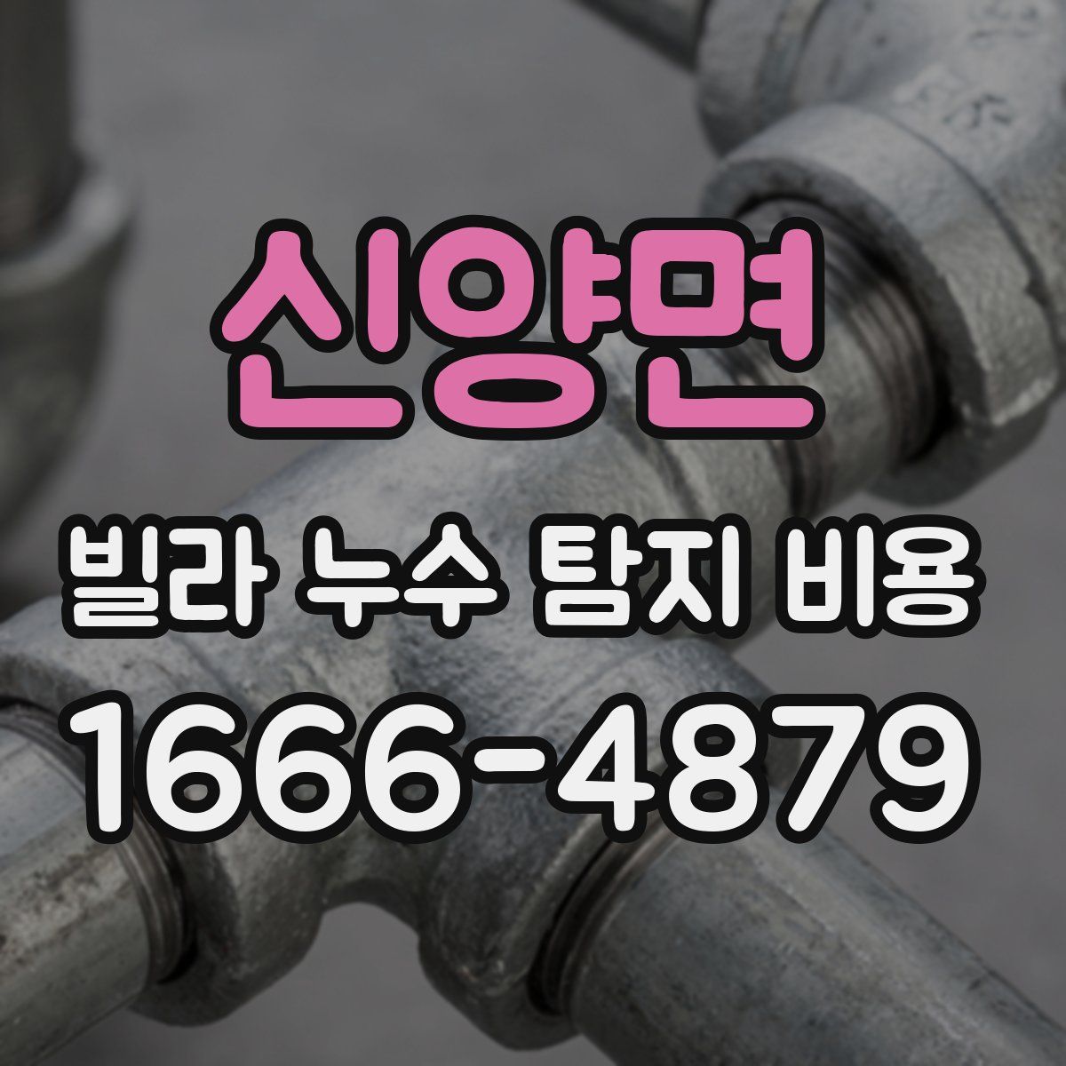 신양면 빌라 누수 탐지 비용
