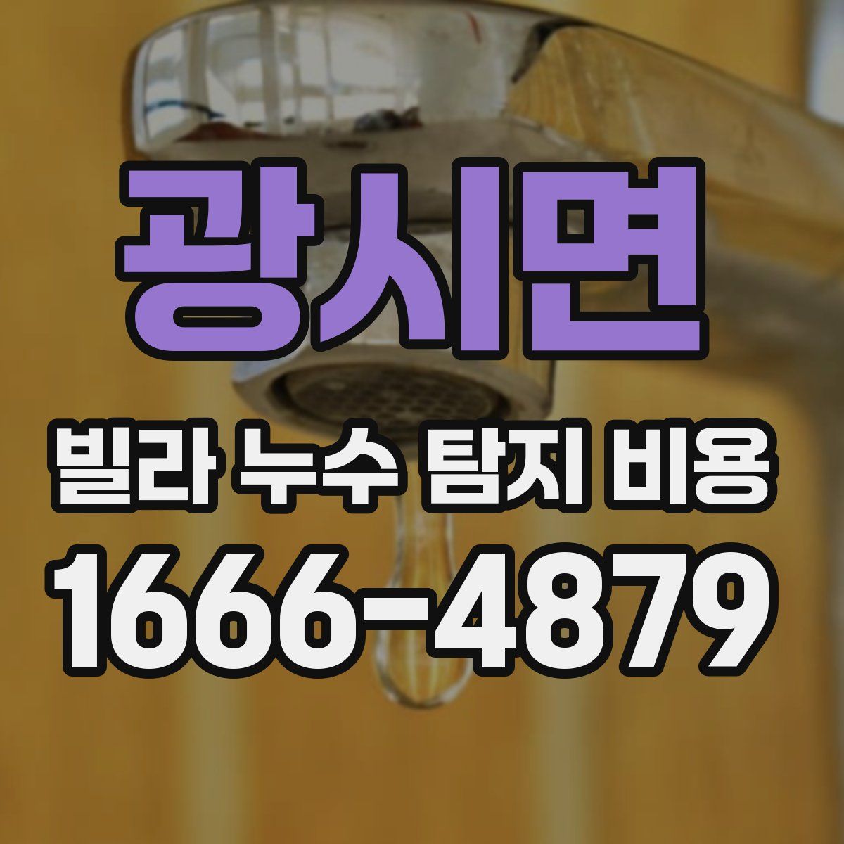 광시면 빌라 누수 탐지 비용