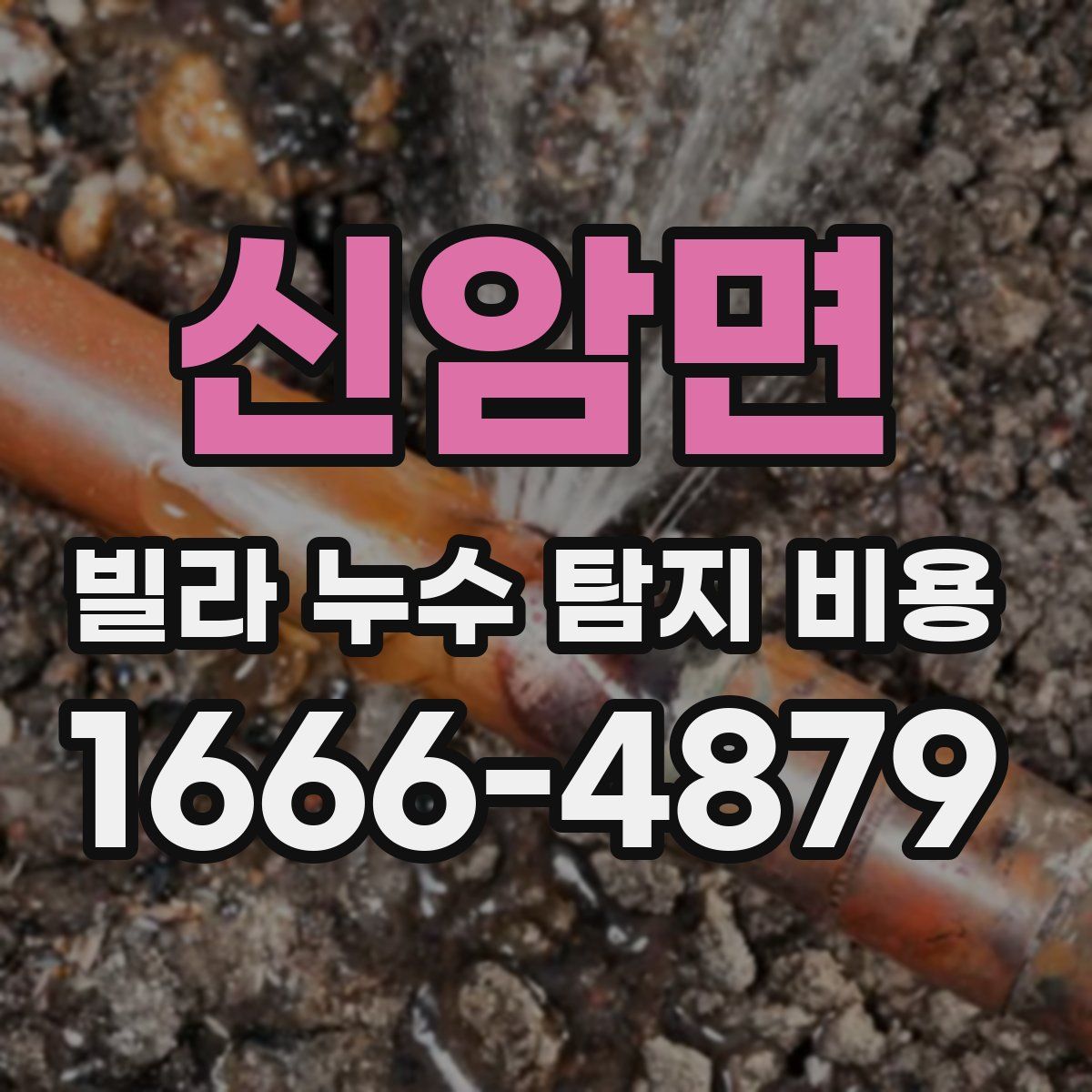 신암면 빌라 누수 탐지 비용