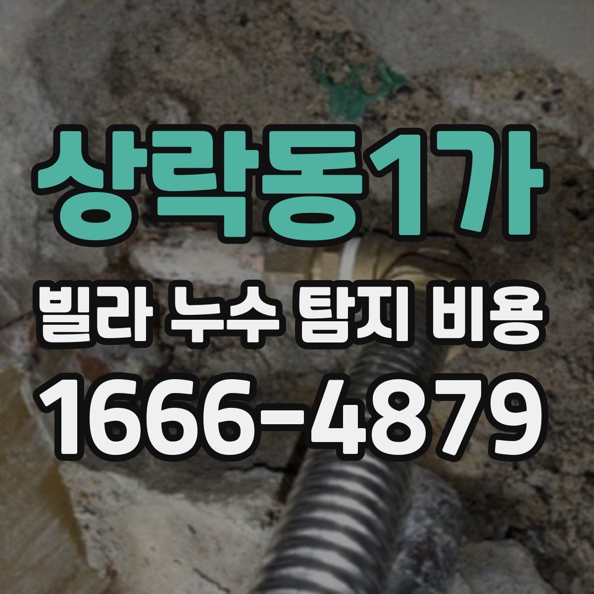 상락동1가 빌라 누수 탐지 비용