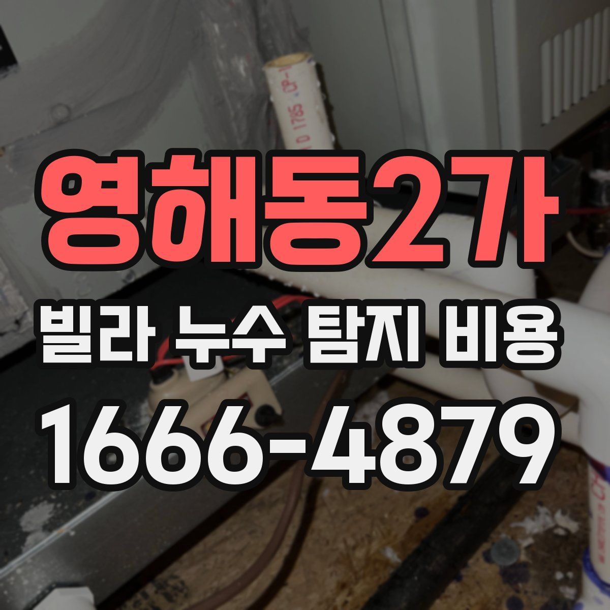 영해동2가 빌라 누수 탐지 비용