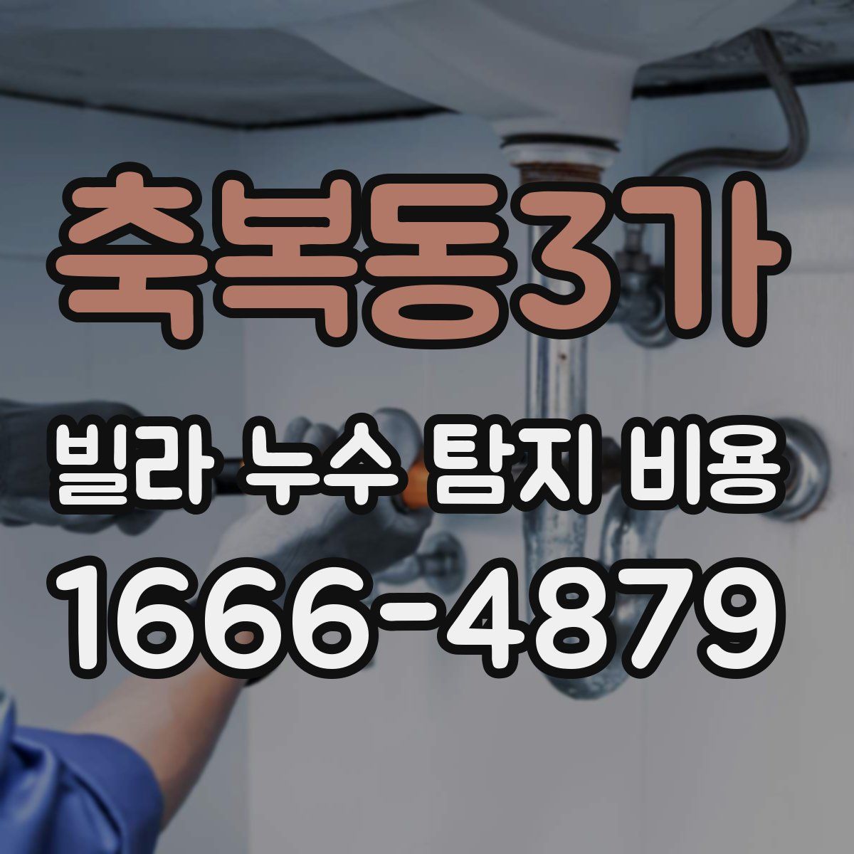 축복동3가 빌라 누수 탐지 비용