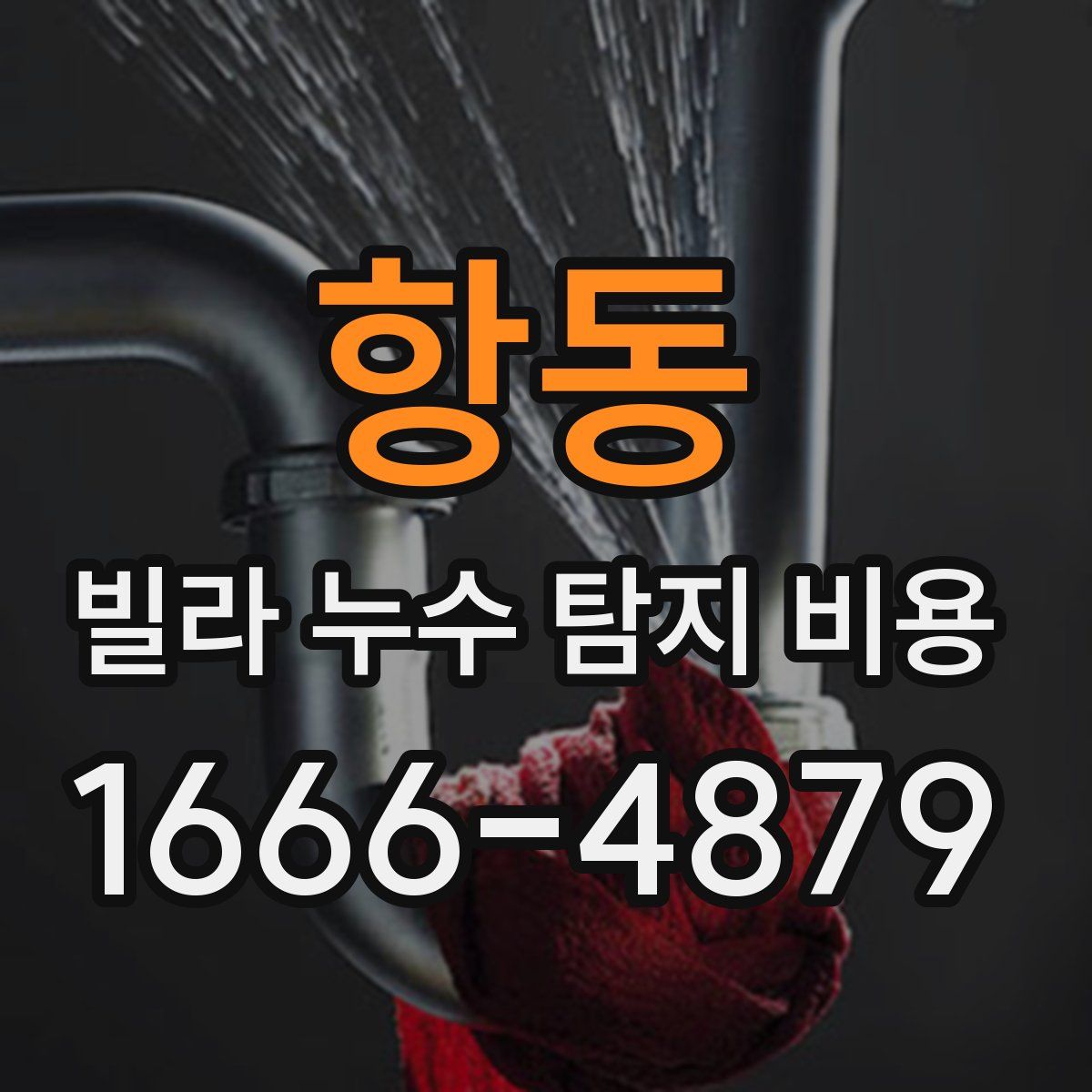 항동 빌라 누수 탐지 비용