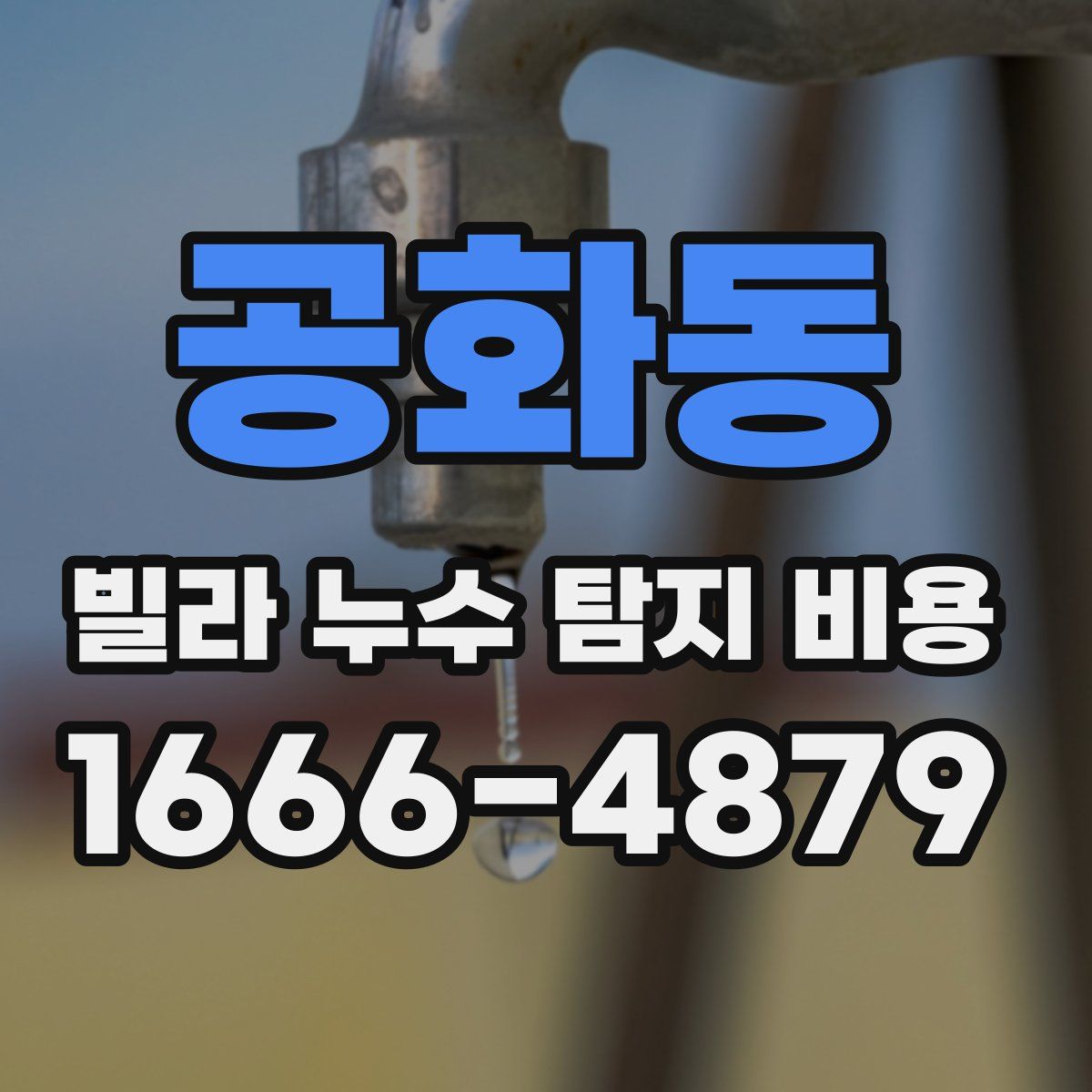 공화동 빌라 누수 탐지 비용